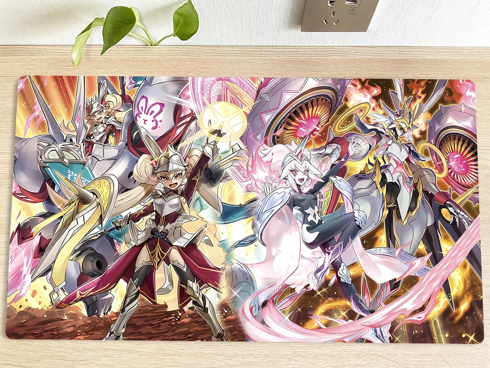 YuGiOh Table Playmat Centurion Primera Emet TCG CCG Mat Trading Card Game Mat Mouse Pad Gaming Play Mat Mousepad With Bag