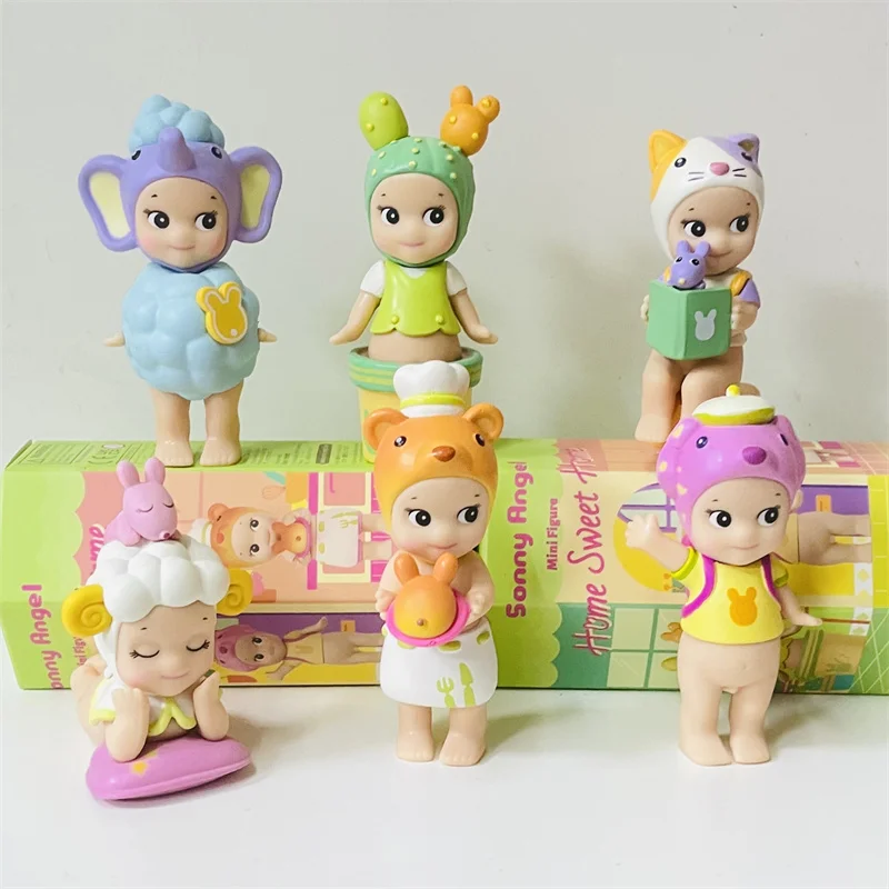 Sonny Angel Blind Box Home Sweet Home Series Mini Anime Figures Ornaments Dolls Fans Children Christmas Birthday Gift