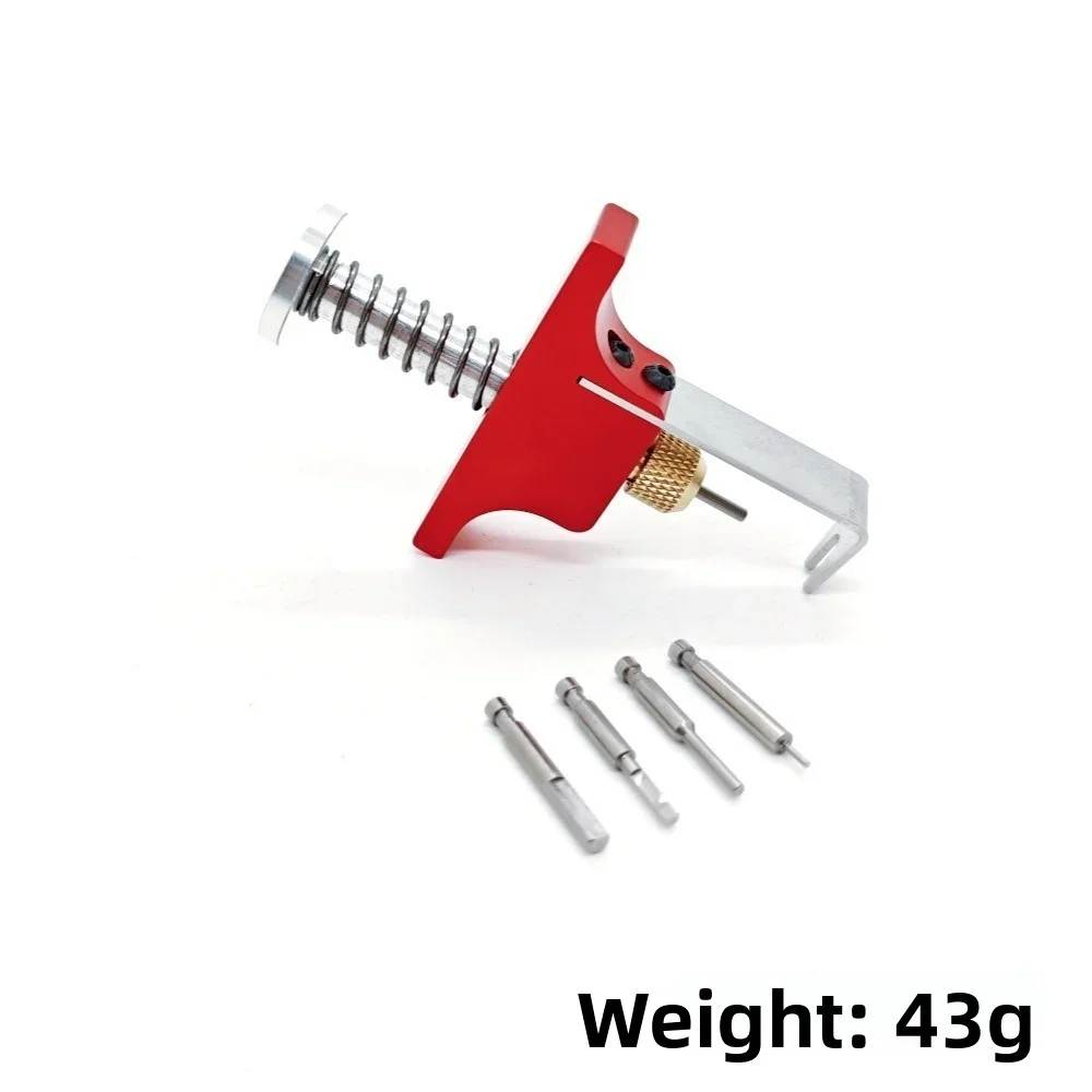 1 conjunto de extrator de hélice, ferramenta de remoção de liga de alumínio, removedor de adereços com pinos de ejeção de substituição para drone rc fpv betafpv air65 75