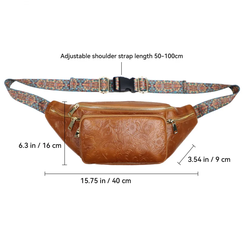 Genuine Leather Men Waist Bag For 8'' IPad Fashion Travel Fanny Pack With Card Holder Male Belt Bag Zipper Bum Bag