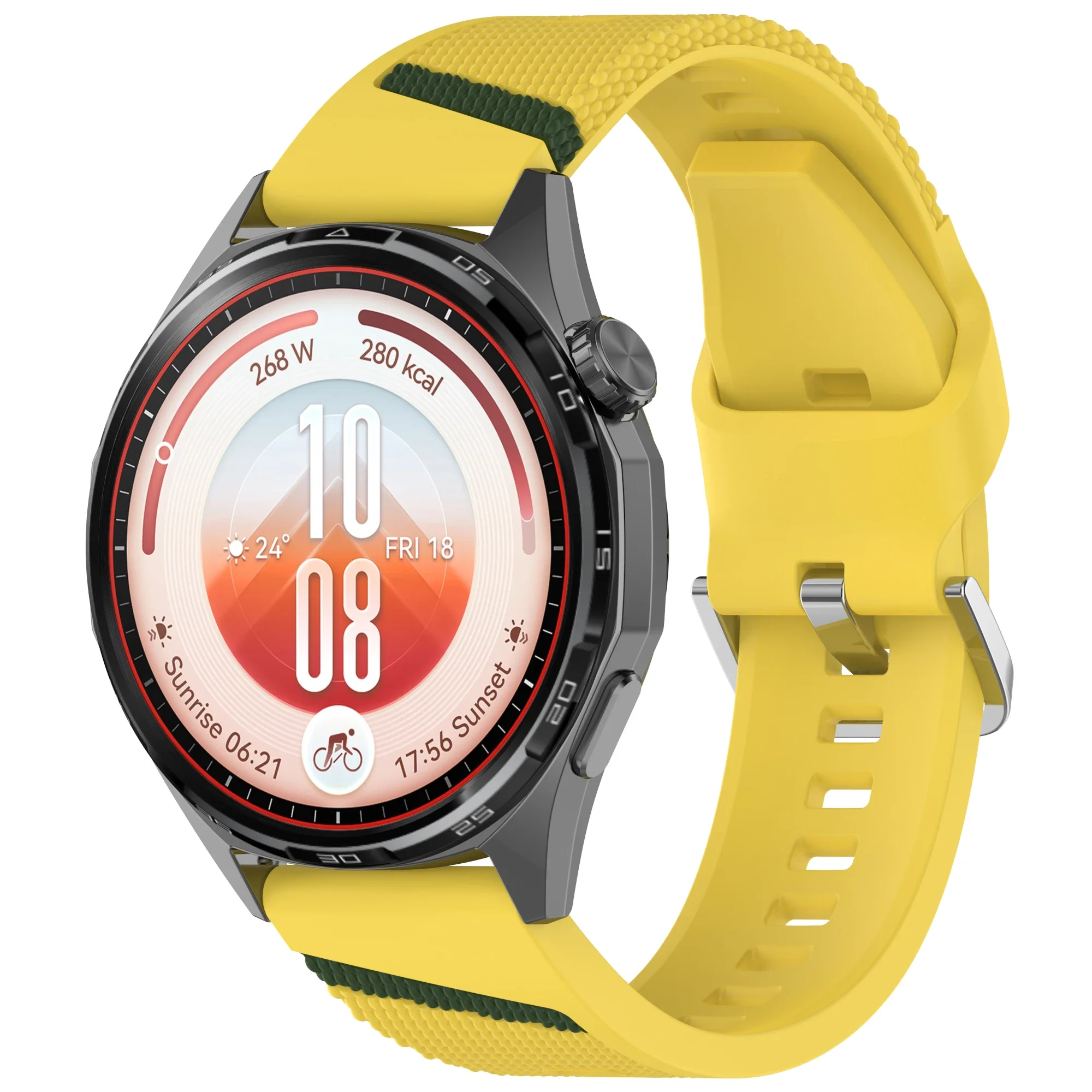 22mm Official Wave point Silicone Strap For Huawei Watch 6/GT7/GT7 Pro/GT6/GT5/GT4 46mm Bracelet wristband for COROS PACE 4 Pro