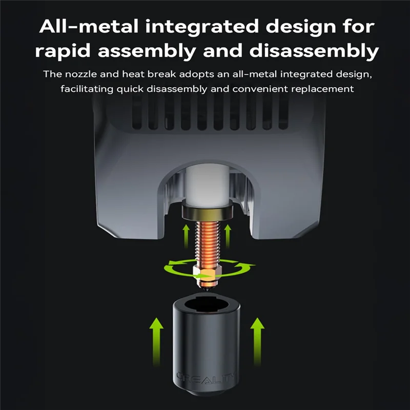 Boquillas K2 Plus de 4 Uds para Creality K2 Plus Combo K2P Kit de boquillas de intercambio rápido 0,2 Mm 0,4 Mm, 0,6 Mm, 0,8 Mm para impresora 3D K2 Plus