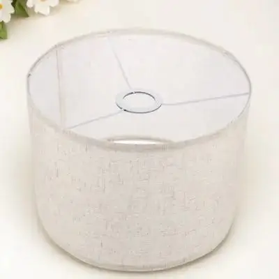 

Solid Linen Lamp Shade Simple Durable Design Removable Cover for Desktop Wall Ceiling Chandelier Light Lamp Shade
