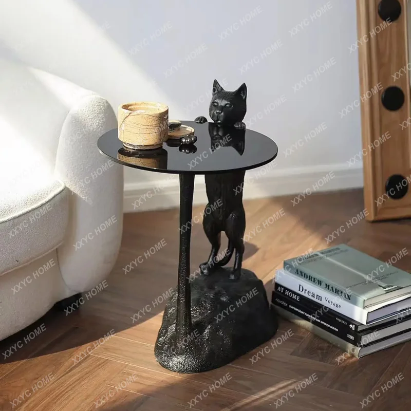 

Creative Fiberglass Coffee Table Sculpture Furniture High-end Fashion Art