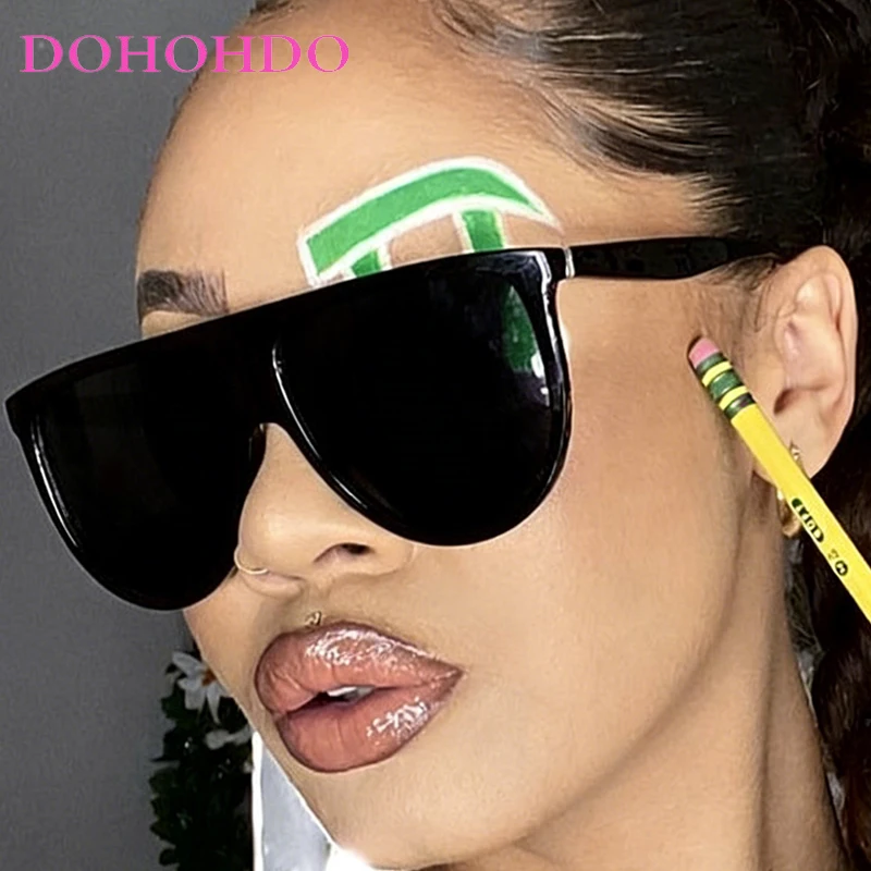 

Luxury Designer Oversized Frame Sunglasses Men Women Punk Vintage Outdoor Sports Fishing Driving Shades Windproof Goggles UV400