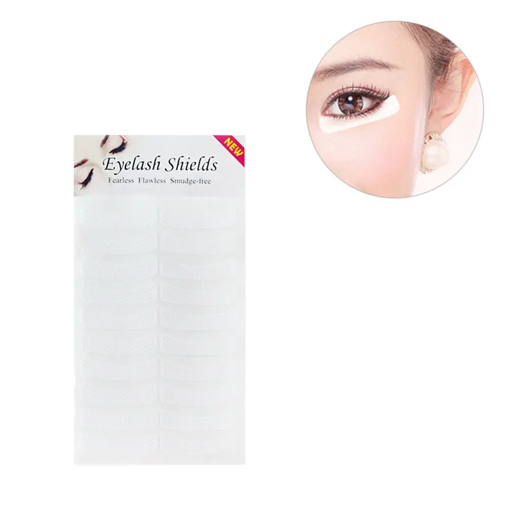 3Packs Thin Eyelash Stickers Eye Pads Premium Lint Soft Sealed Protection Safe Use for Extension Perming Makeup Artist Use