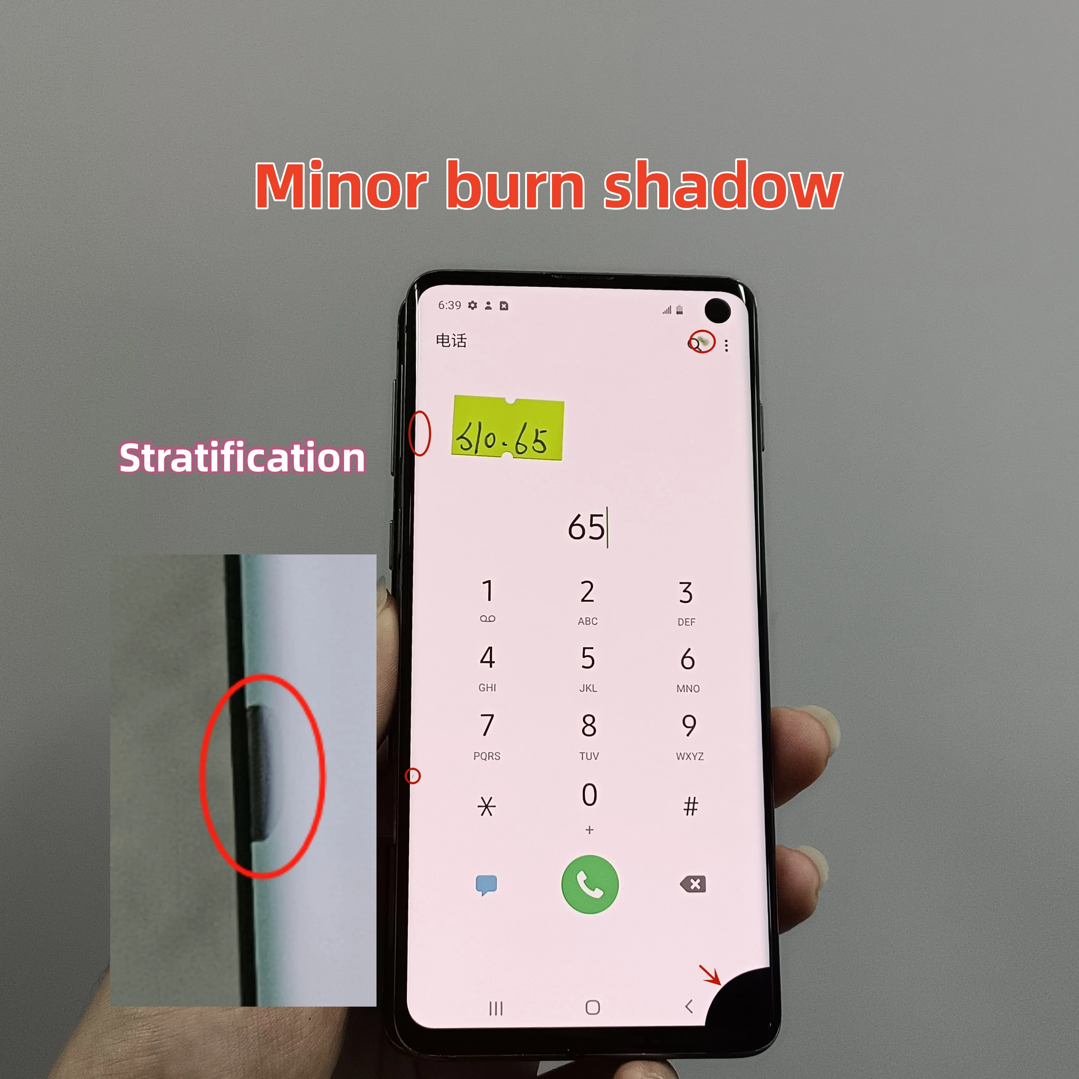 6.1 ''AMOLED Voor S10 Scherm Voor Samsung Galaxy S10 Lcd G973 G973f/ds G973u Met Defecten Glas display Digitizer Vergadering