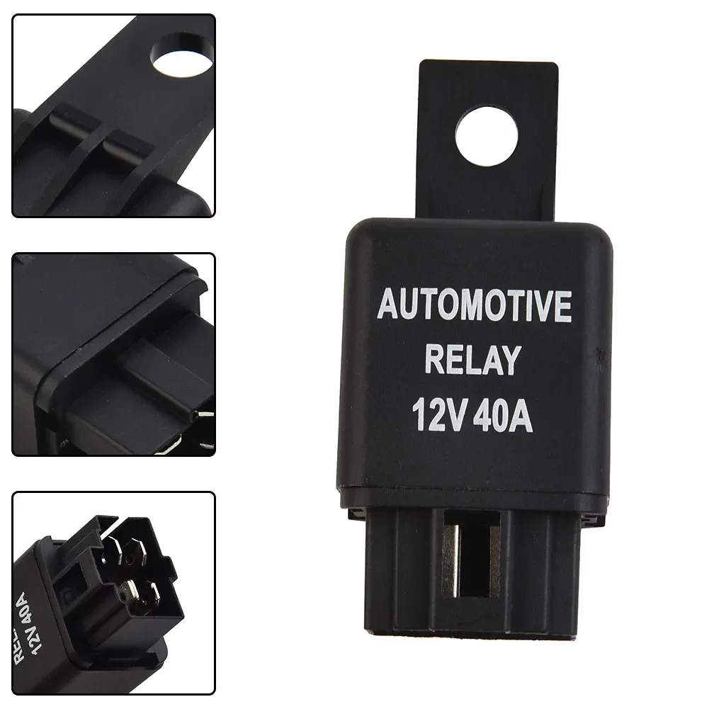 

4Pin 40A Waterproof Car Relay Long Life Automotive Relays Normally Open DC 12V/24V Relay For Remote Starts Strobe Lights A/C