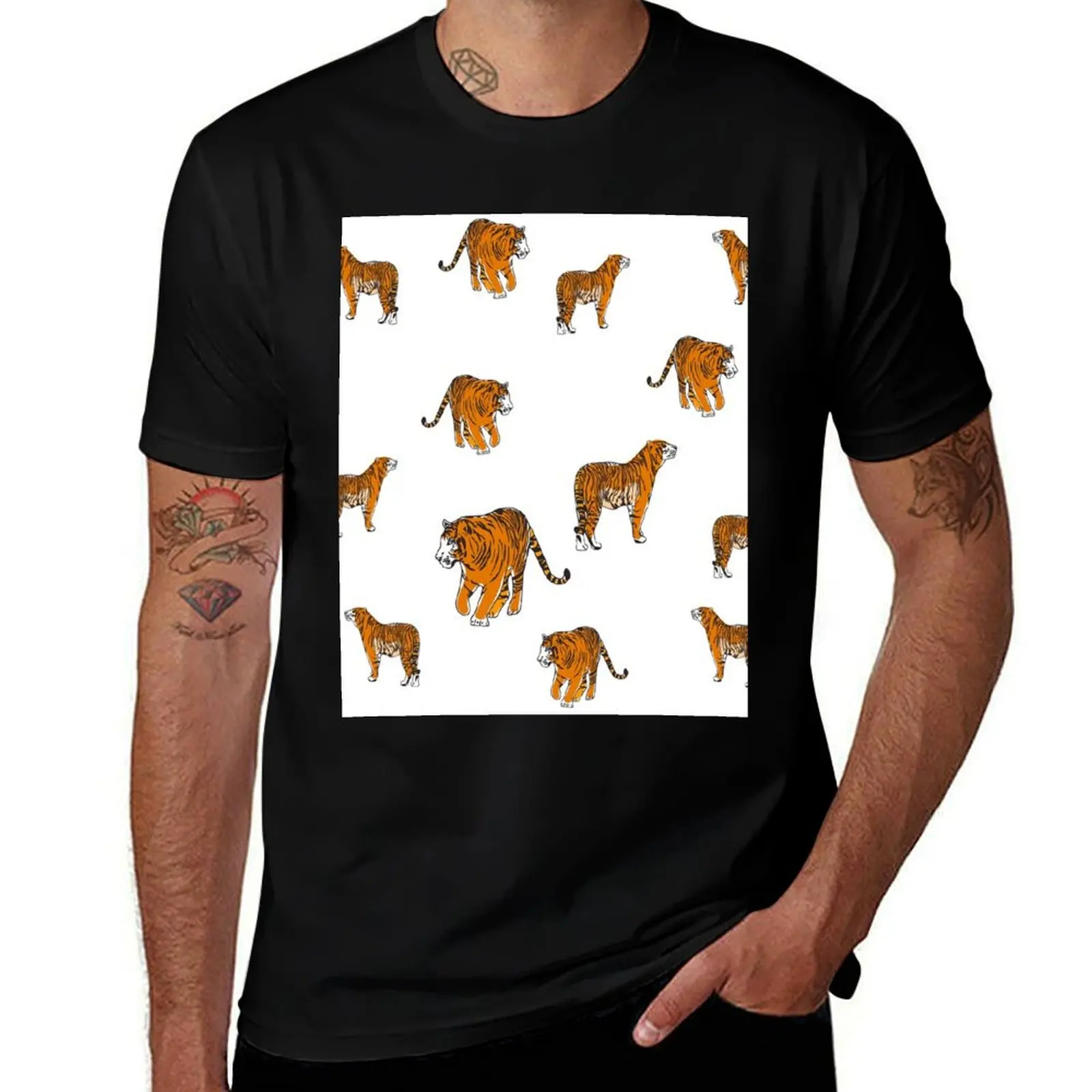 Tigers T-Shirt Soft Durable Cotton T-Shirt