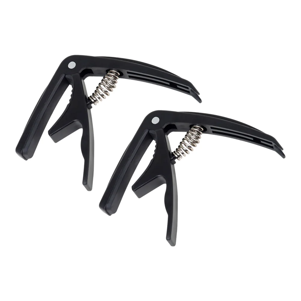 

2 Pcs Ukulele Capo Guitar for Acoustic and Electric Classical Accessory Abs Clamp Accessories