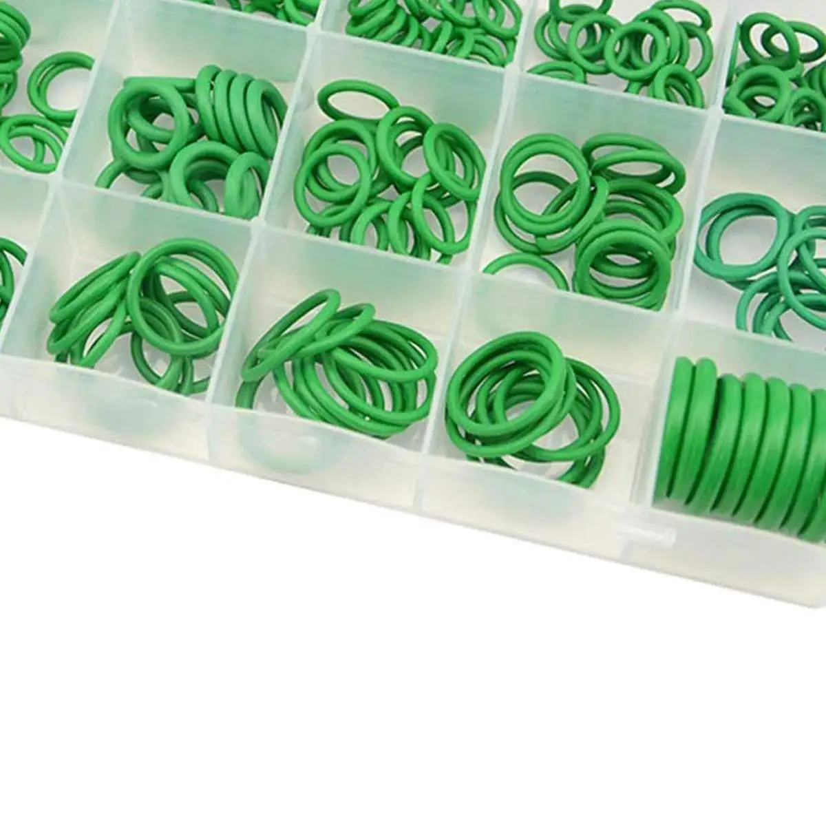 270Pcs F12-NBR R134a-HNBR A/C Rubber O-Ring Car Auto Vehicle Repair Air Conditioning Compressor Seals Assortment Kit 18 Sizes