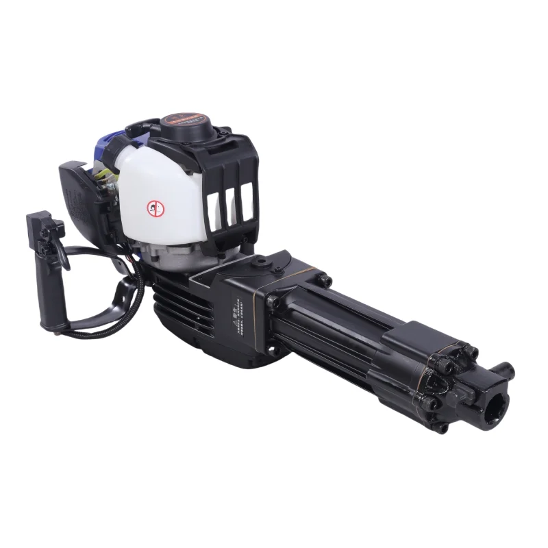 3500W 52CC Four-Stroke Handheld Digger, Model 140F Industrial Chisel for Rock/Soil/Tree  DIY Efficiency Tool