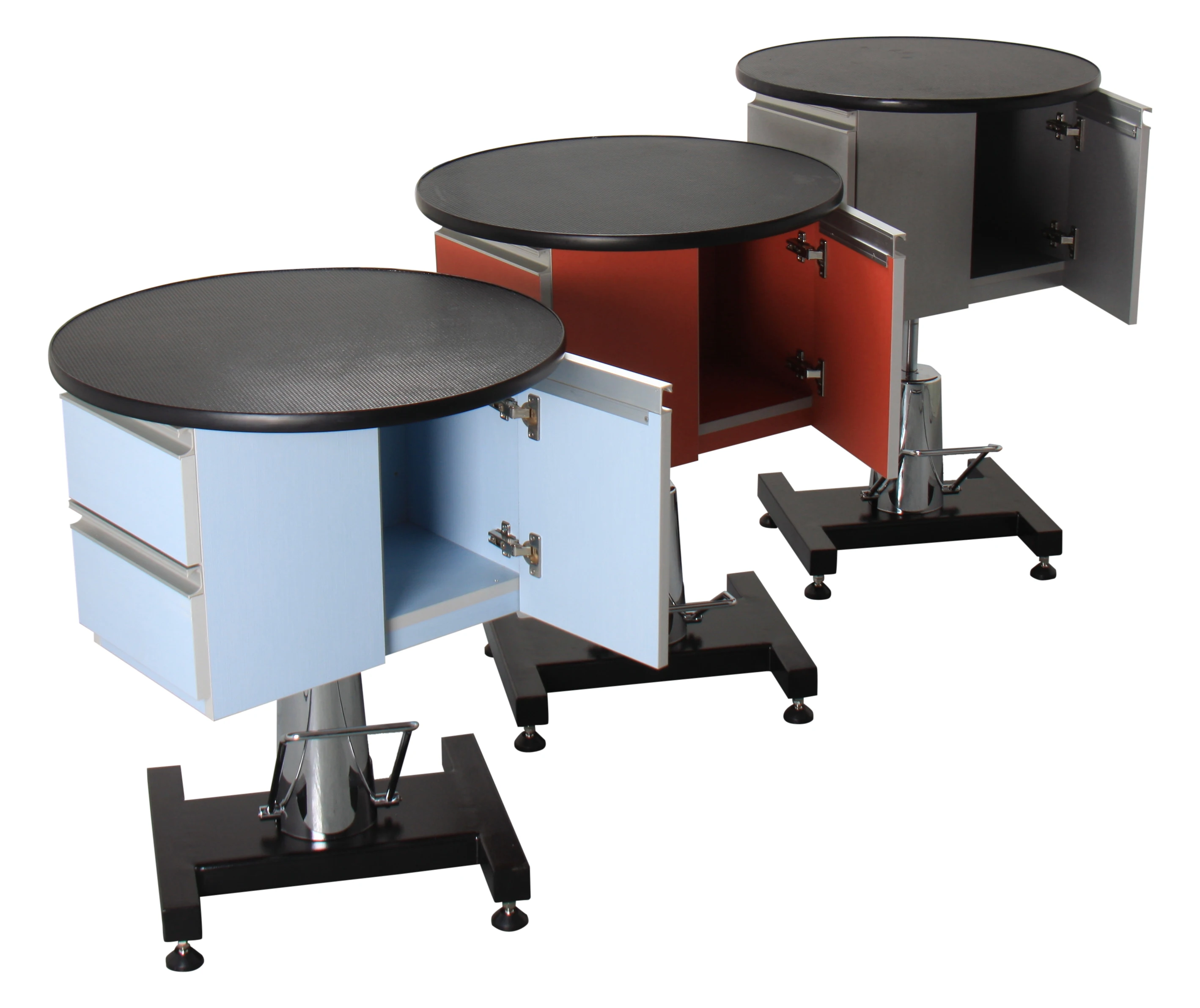 

FT-805C Professional Round Grooming Table Hydraulic Lifting Dog Table with Cabinet