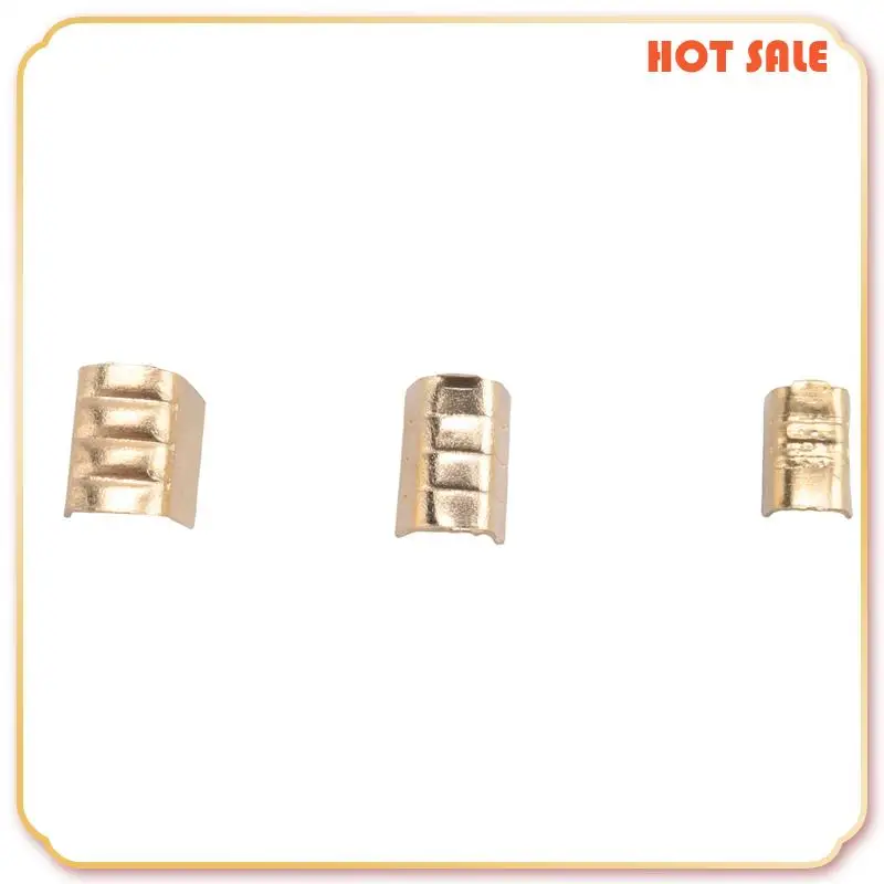 ABFA 600 Pcs U Shape Copper Ring Terminals Non-Insulated Cable Wire Spade Butt Connector Kit 454A/454B/454C/459/453/452