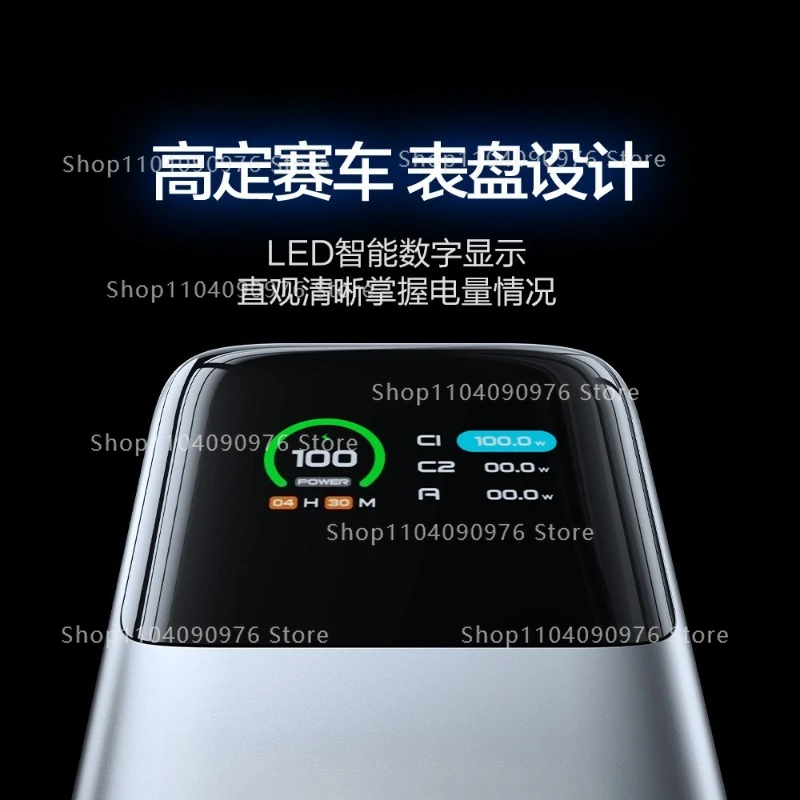 20000mAh Power Bank with Built in 100W Fast Charging Cable 130W Total Output for Laptop