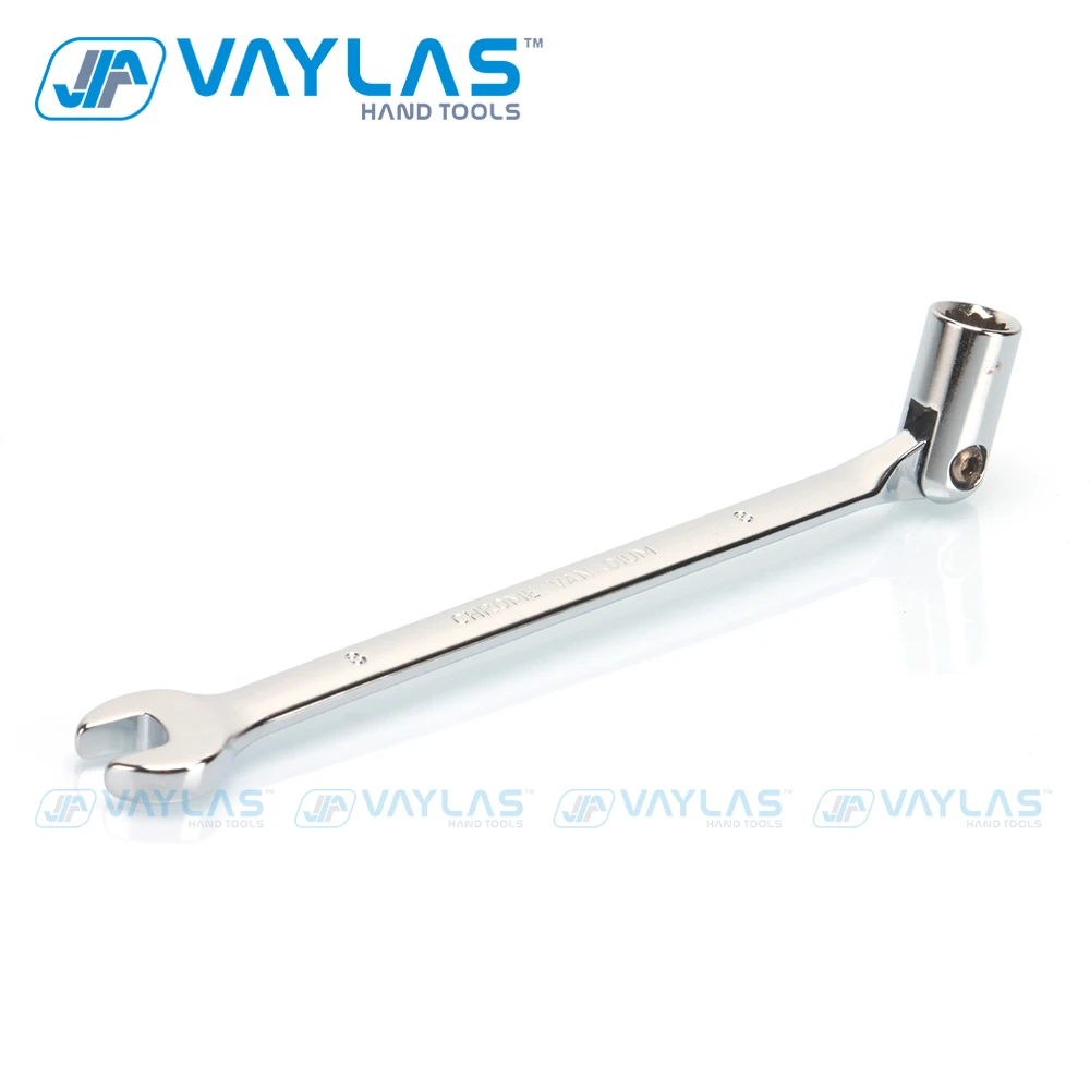 8mm 9mm 11mm Metric Swivel Head Socket Combination Spanner Wrench Chrome Vanadium Steel Keys Auto Home Repair Hand Tools