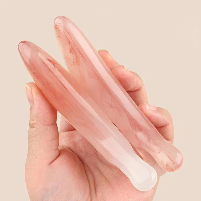 2 قطعة من البلاستيك الوردي خمسة أسنان واسعة الأسنان مشط الدورة الدموية الاستاتيكيه السلس مشط الشعر الجسم ميريديان تدليك مشط أدوات