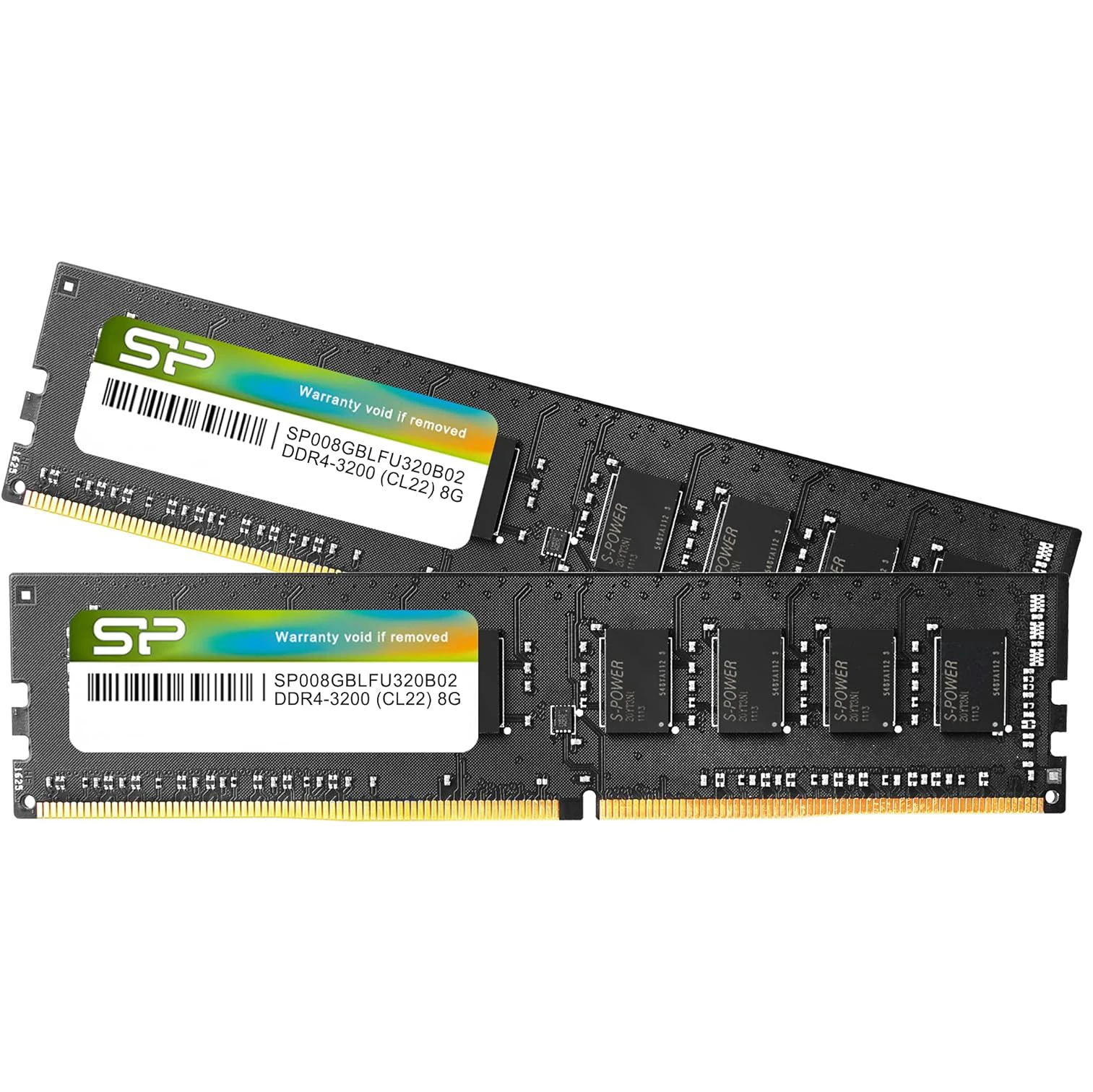 

Silicon Power DDR4 16GB Kit (2x8GB) 3200MHz (PC4-25600) CL22 UDIMM 288-Pin Desktop Computer Memory SP016GBLFU320B22