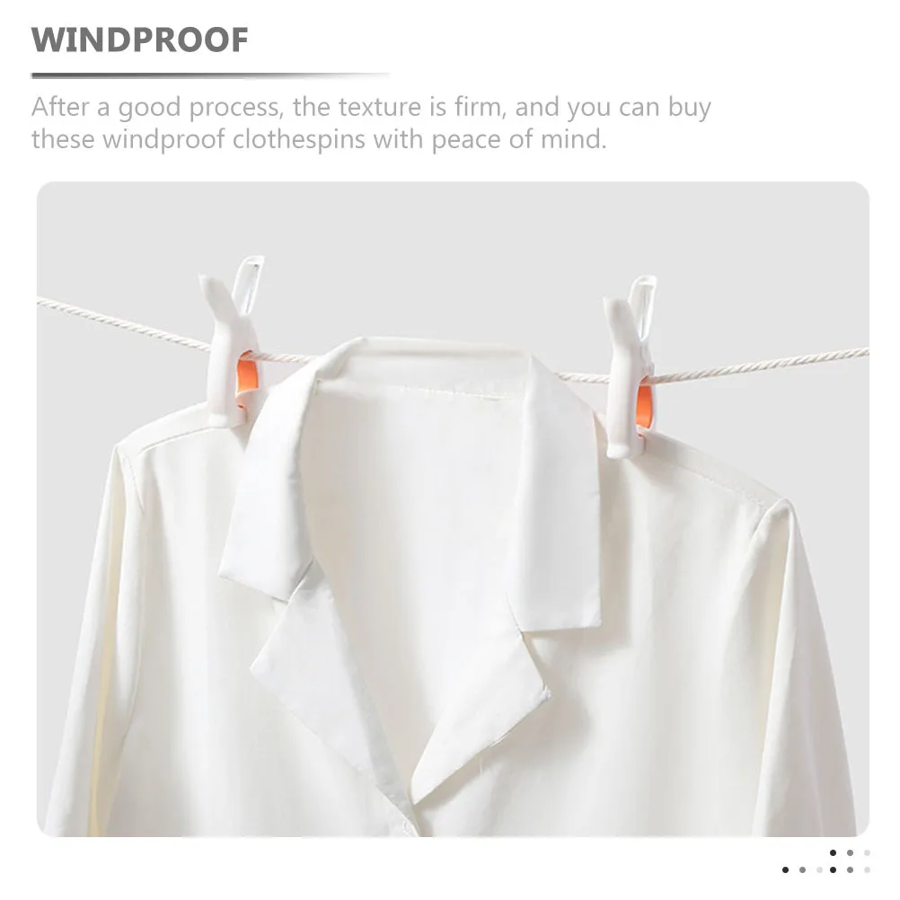 

4pcs Clothes Drying Clips Windproof Laundry Pegs Plastic Quilt Clips For Hanging Socks Blankets Towels Outdoor Indoor Use
