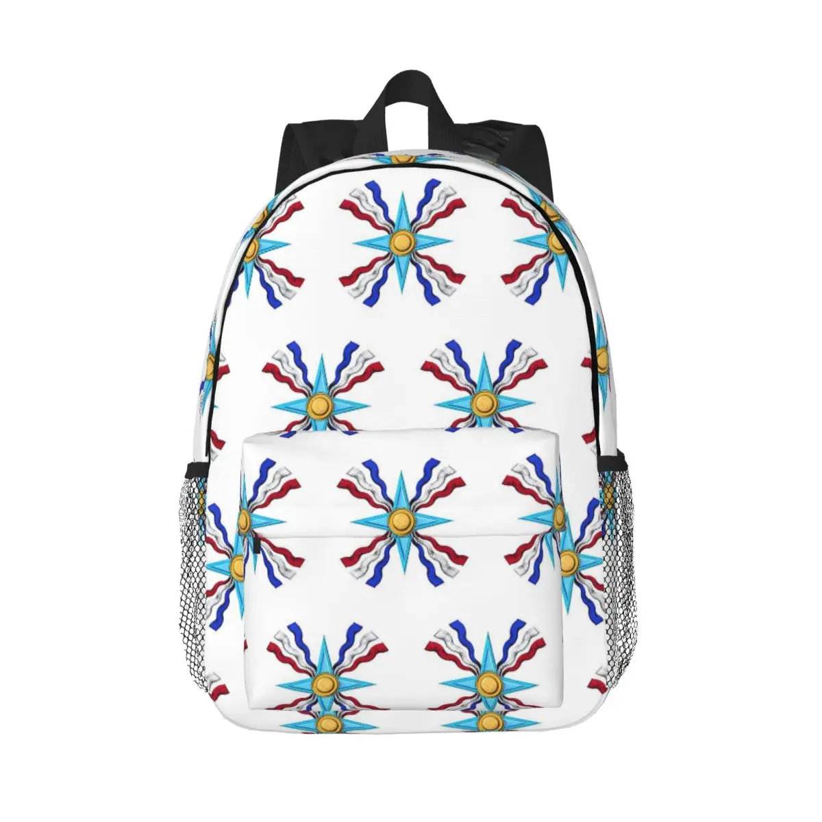 

Luxury Assyrian Suryoyo Flag Backpack Hot Sale Daypack Large Capacity Boys Girls BookBag Shoulder Bags for Men Kids School Bag