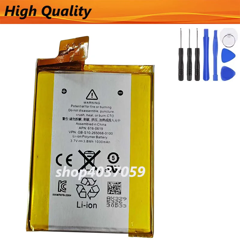 616-0619 A1421 Polymer Battery For iPod TOUCH 5 5th 616-0621 616-0619 LIS1495APPCC Batteries + Tools