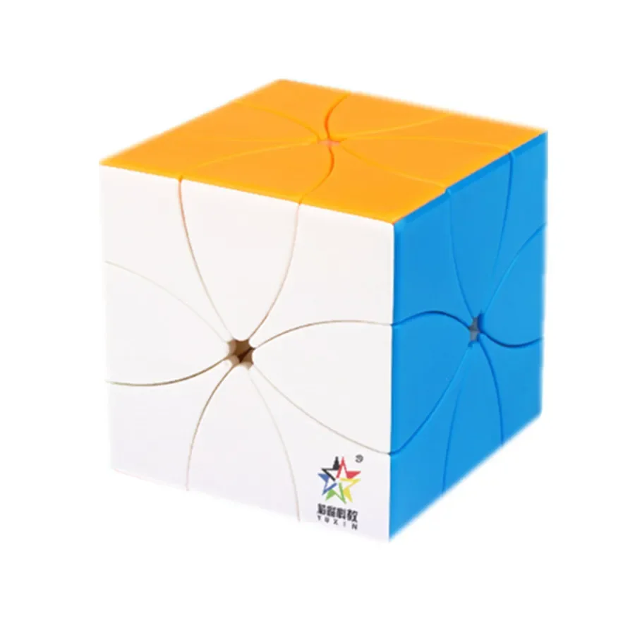 Yuxin Alien 3x3 Cube magique huit feuilles fleur magnétique coloré Cube magique enfants jouets éducatifs Cube magique Puzzl enfants cadeaux