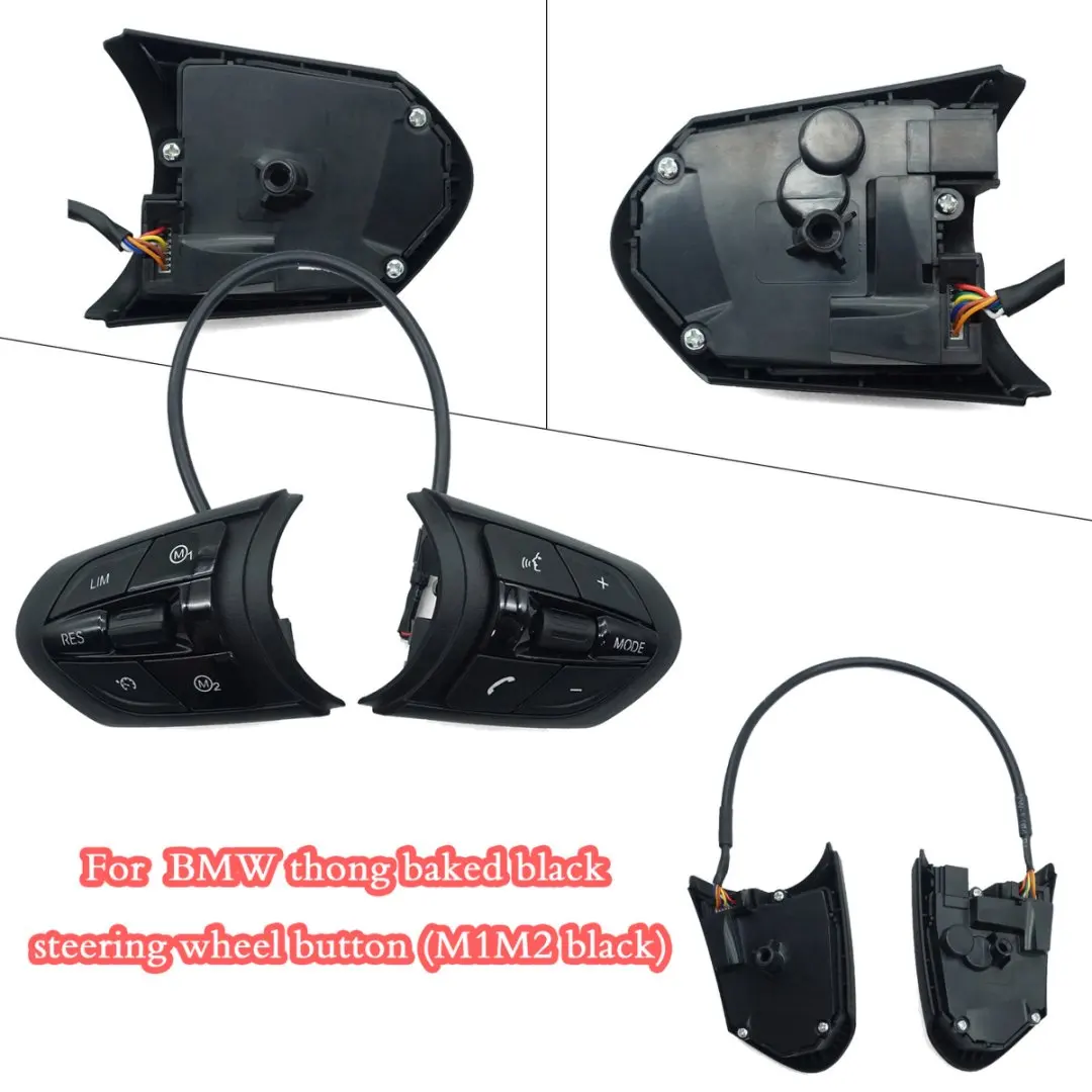 

For BMW thong baked black steering wheel button(M1M2 black)
