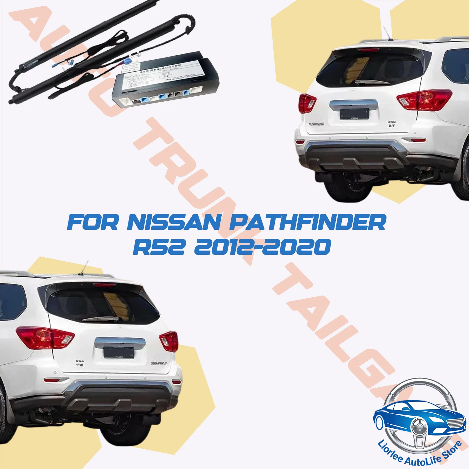 

Для Nissan Pathfinder R52 2012-2020: Электрический привод багажника, автоматический подъемник задней двери, амортизатор крышки багажника