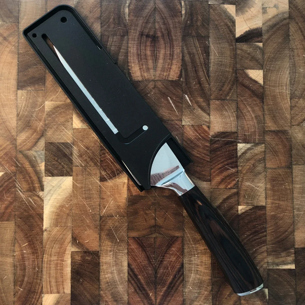 

6Pcs Cutter Protective Cover Practical Simple Design Kitchen Gadget Scabbard Plastic Knives Protectors Plastic Cutter Cover