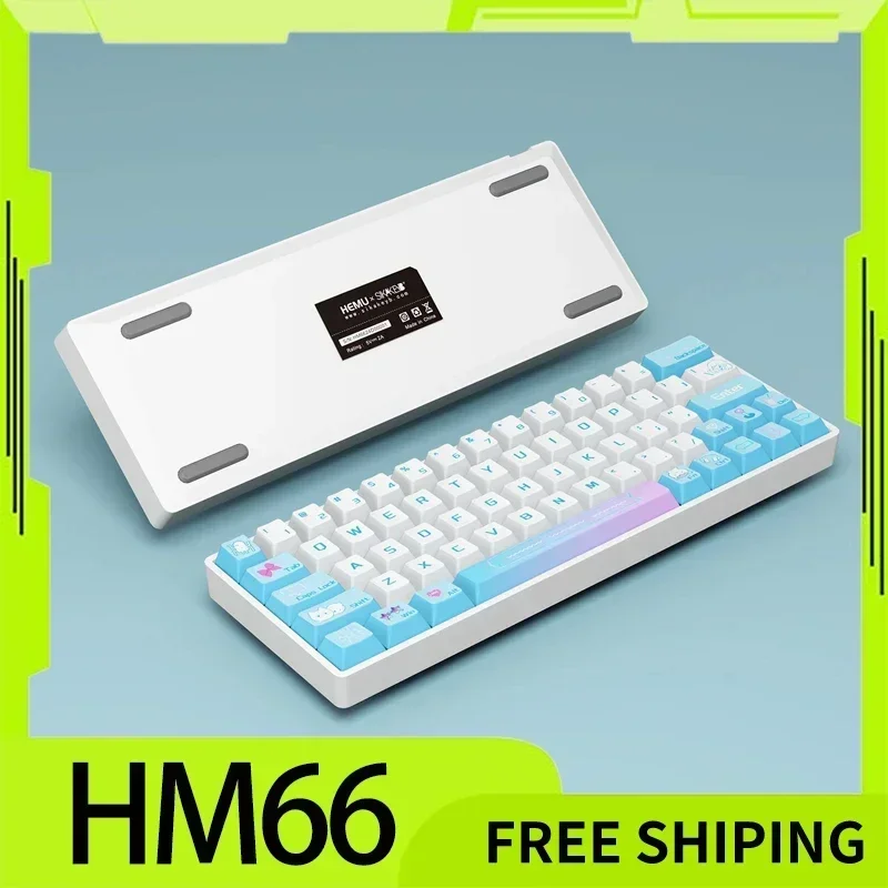 

Sikakeyb Hm66 Magnetic Axis Keyboard Wired E-Sports Game 8k Custom Rgb Hot Swap Keyboard Pbt For Win Desktop Computer Gifts