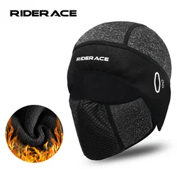 Winter Cycling Cap Thermal Windproof Bicycle Scarf Balaclava Velvet Sports Warm Hat Headwear Bike Headband Mask Full Face Cover