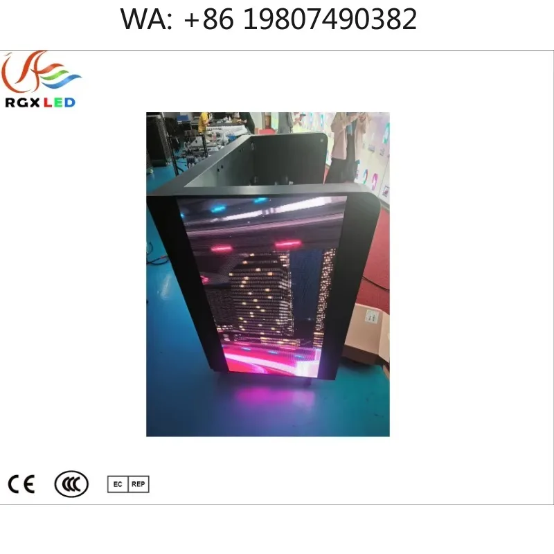 P2.5 Desktop Foldable GOB LED DJ Display Screen Multi Size Optional High Brightness Panel for Indoor Bar Stage Equipment