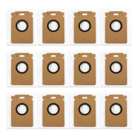 A94E-For Roborock H50 Ultra Sweeper Accessories 12Pcs Replacement Dust Bags Vacuum Cleaner Disposable Dust Bags