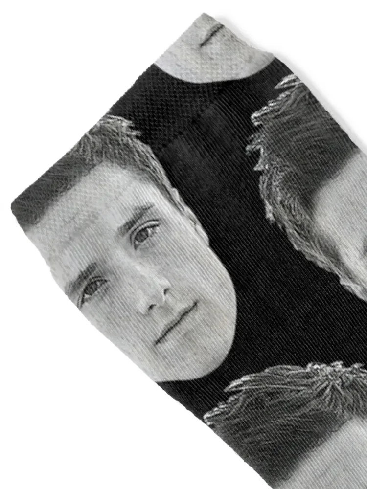 Josh Hutcherson's Face Engraved on a Wooden Spoon Socks Non-slip new in's Socks Men Women's