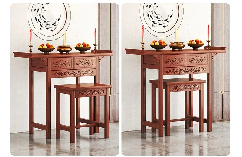v2  altar for homechinoiserie tribute table  incense altar buddha niche god of wealth combination cabinet