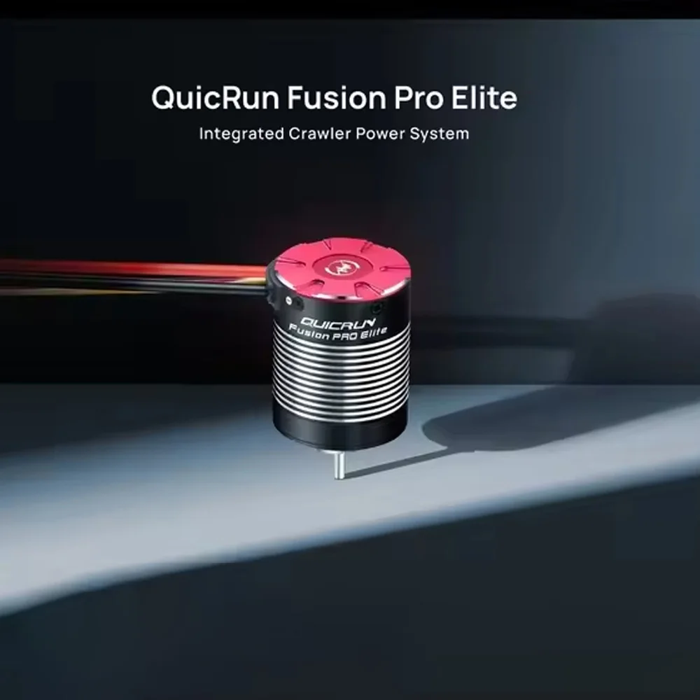 Hobbywing QUICRUN Fusion Pro Elite 2300KV مقاوم للماء 2 في 1 محرك بدون فرشاة و ESC، مستشعر لسيارة شاحنة زاحفة RC 1/10 #2