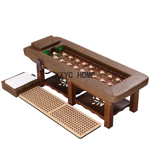 

Automatic Smoke-Free Moxibustion Bed Fumigation Physiotherapy Massage Massage Couch Whole Body Moxibustion Beauty