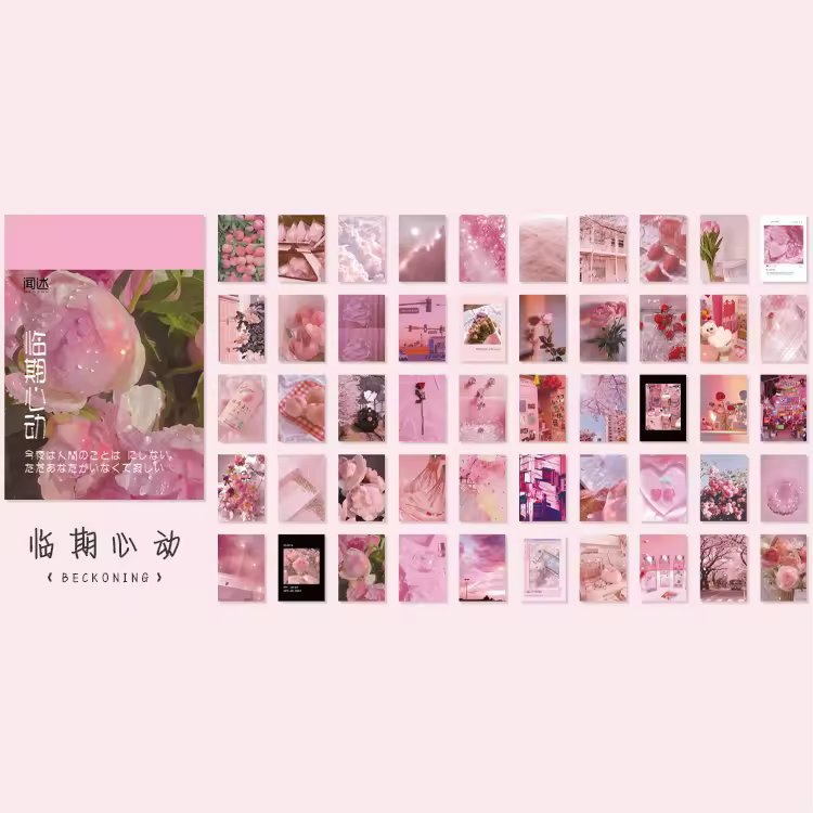 50sheets 50 Patterns Washi Paper Ins Stickers Book Aesthetic Scenery Sticker for Scrapbooking Journals Album Diary DIY Paers - Image 26