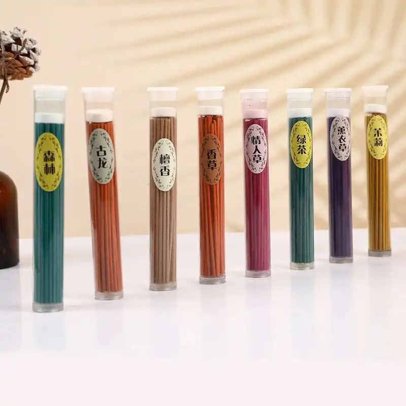 50 قطعة عصي البخور النباتية الطبيعية الروائح العطر التوابل الهواء النقي رائحة الهواء الطازج مزيل العرق الخزامى #4