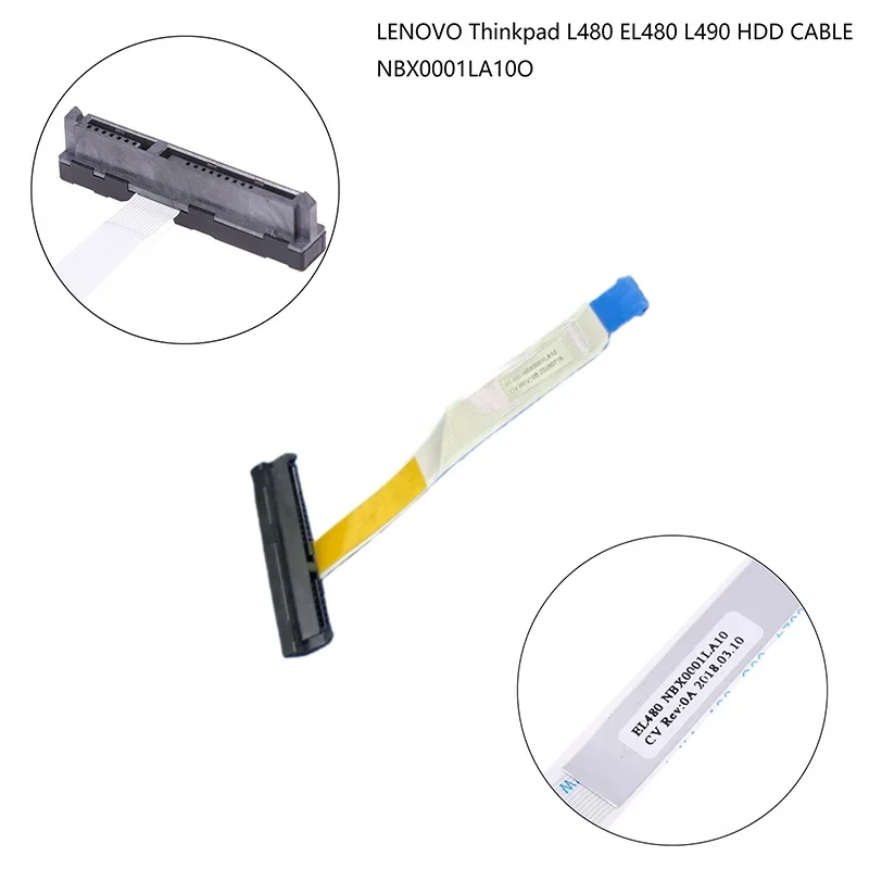 【For ThinkPad L480 L490 EL480 Innovative And Practical Laptop SATA Hard Drive HDD SSD Connector Flex Adapter Cable】