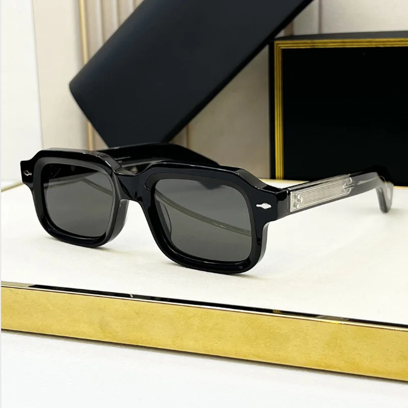 SANDRO JMM top quality Acetate Square Shape Fashion Cool UV400 Protection Sunglasses With Case