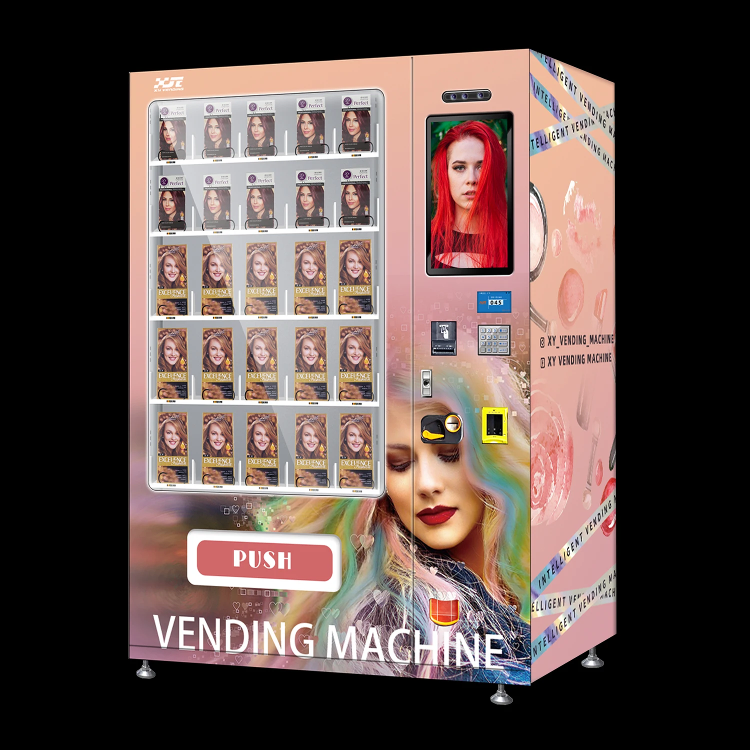 FOODLINE Customized Vending Machine Europe Quality Standard for Women Girls False Lashes Automated Retail Beauty System
