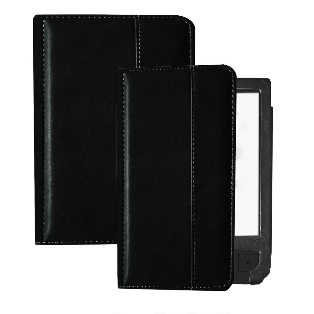 

Shockproof 6 Inch E-Reader Case with Hand Strap Anti-fall Folio Cover Leather Scratch-proof for Onyx Boox Bering 5/4/3/2/1