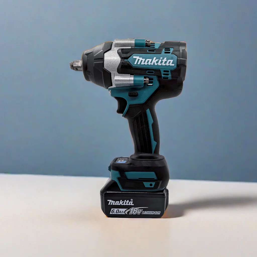 Makita-DTW700 18V Lithium-Ion LXT Brushless Chave de Impacto Sem Fio, Alta Potência, 1000NM, 1/2 Torque, Car Auto Reparação Recarregável