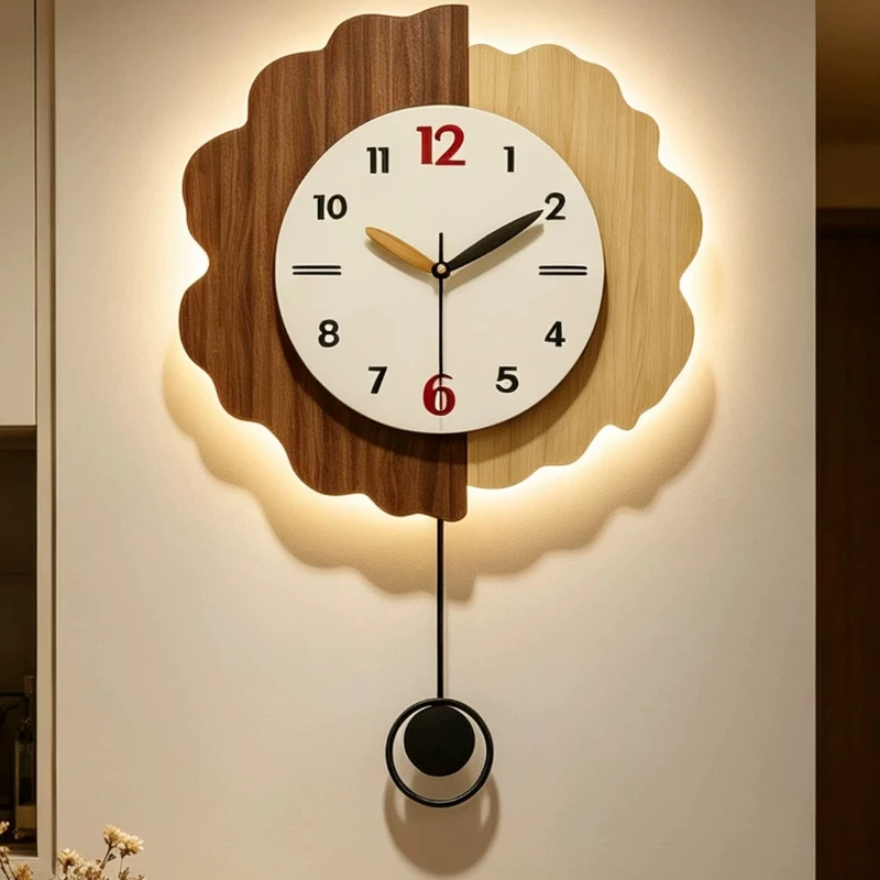 Xenomorph Minimalist Wall Watch Design Chinese Style Fashion Nordic Wall Watch Luxury Living Room Reloj De Pared Home Decor