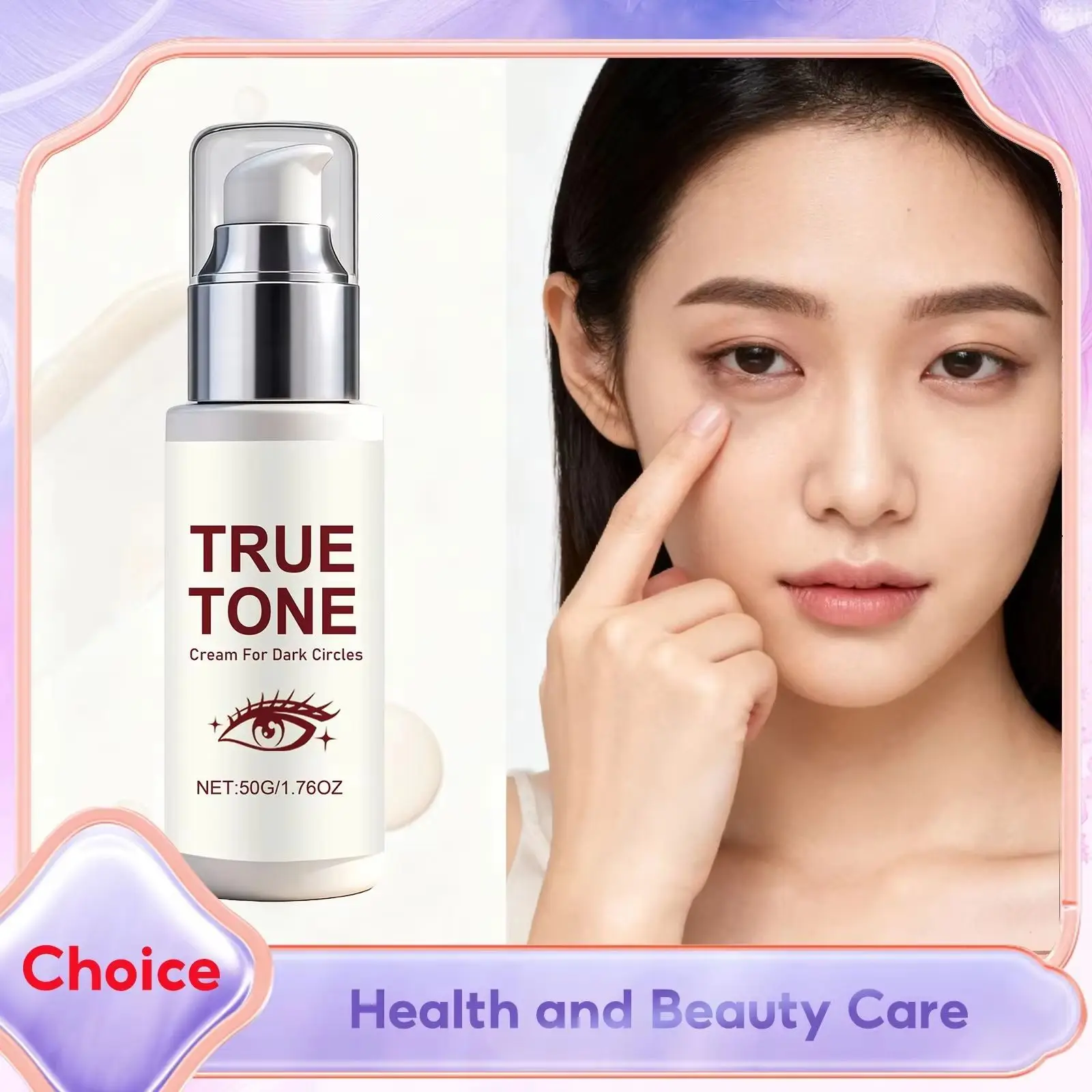 Under Eye Cream Dark Circles Defense Puffiness Wrinkles Crow's Feet Treatment Fine Lines Smoothing Hydrating Anti-Aging Eye Care