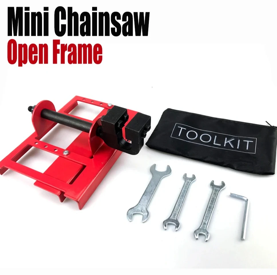 

Open Frame Mini Chainsaw Tool, Portable Chainsaw Attachment for Wood Cutting, Durable Lumber Guide & Milling Cutter