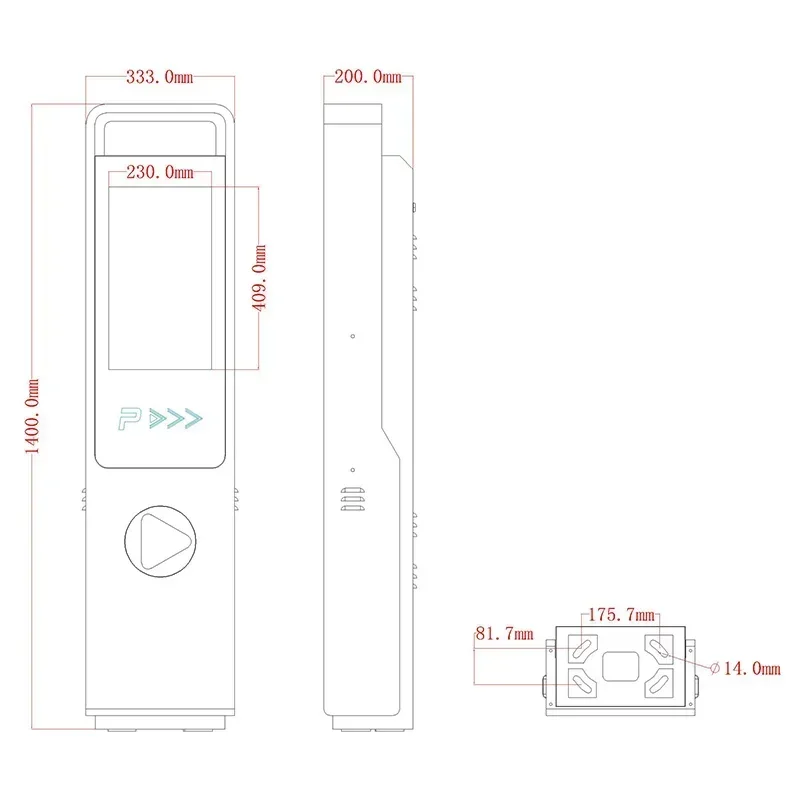 18.5 นิ้วความละเอียดสูงความสว่างสูงหน้าจอ LCD รถ LPR ที่จอดรถระบบ Biometric Access Control ป้ายทะเบียน Recognition