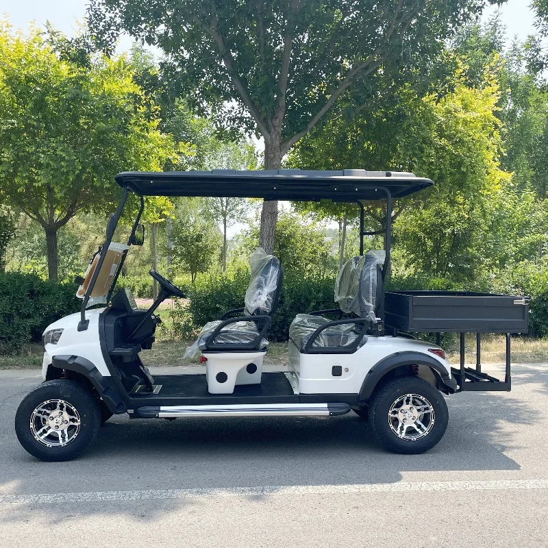 

CE DOT Factory 4 6 Seat Sightseeing Bus Club Cart Electric Golf Buggy Hunting Cart with Free Custom Logo