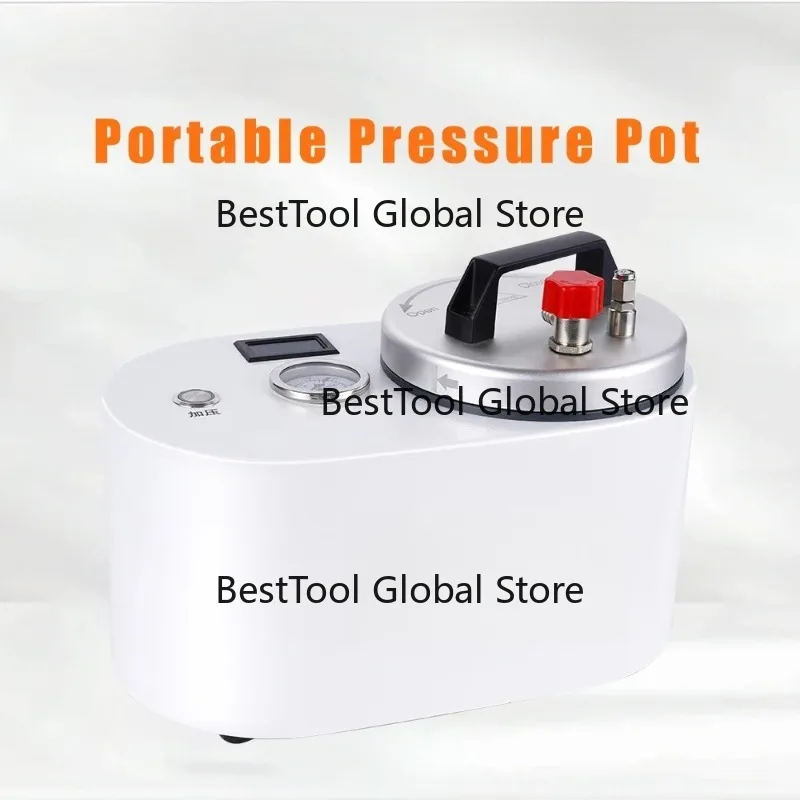 132W D-l Po-able Pressure Pot Used for Polymerization of Base Processing High Temperature up to 65°C D-al Lab Equipment